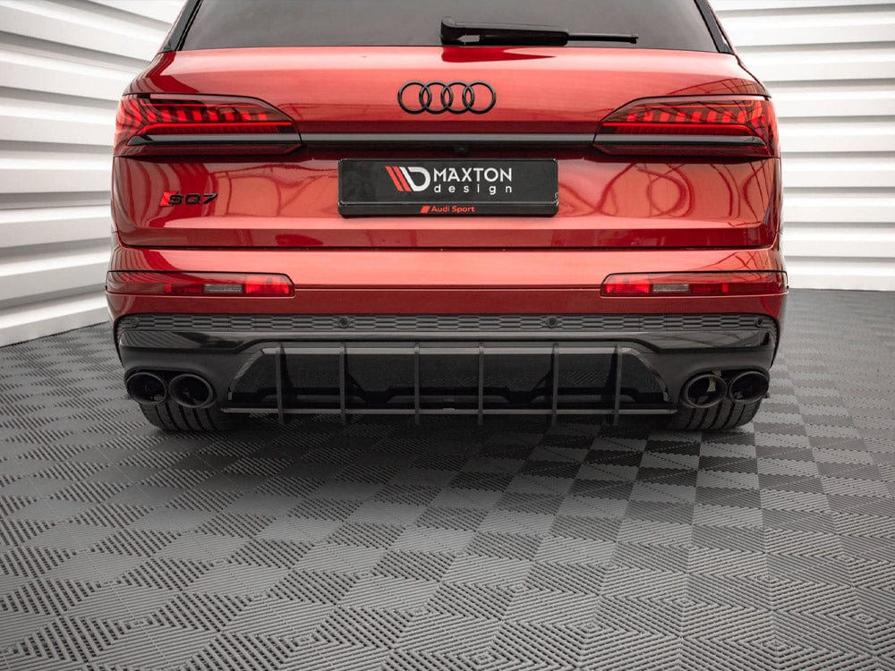 Maxton Design Black-Red Street PRO Rear Diffuser Audi SQ7 Mk2 (4M) Facelift Maxton Design SR