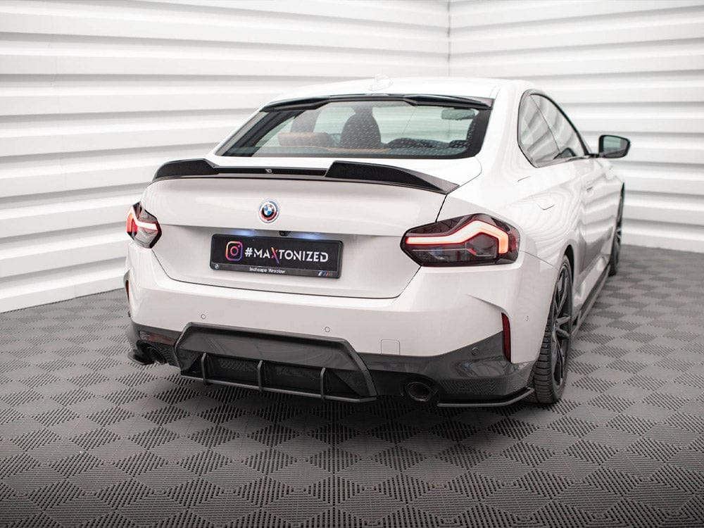 Maxton Design Black-Red Street Pro Rear Diffuser BMW 2 Coupe M-Pack G42 Maxton Design SR
