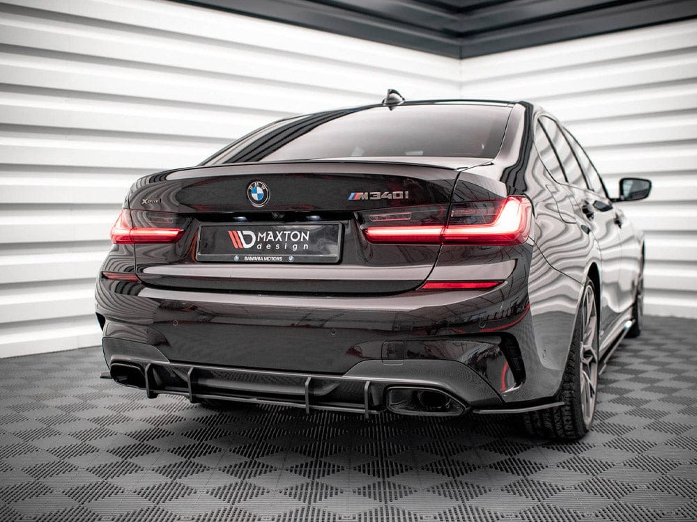 Maxton Design Black-Red Street PRO Rear Diffuser BMW 3 M340 G20 / G21 Maxton Design SR