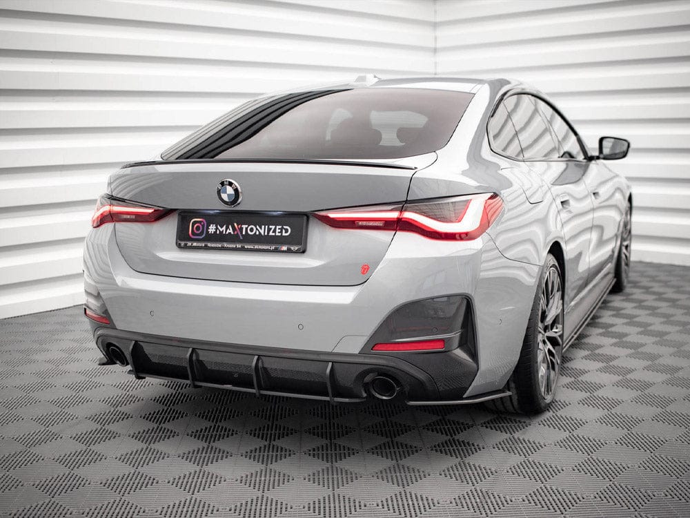 Maxton Design Black-Red Street PRO Rear Diffuser BMW 4 Gran Coupe M-Pack G26 Maxton Design SR