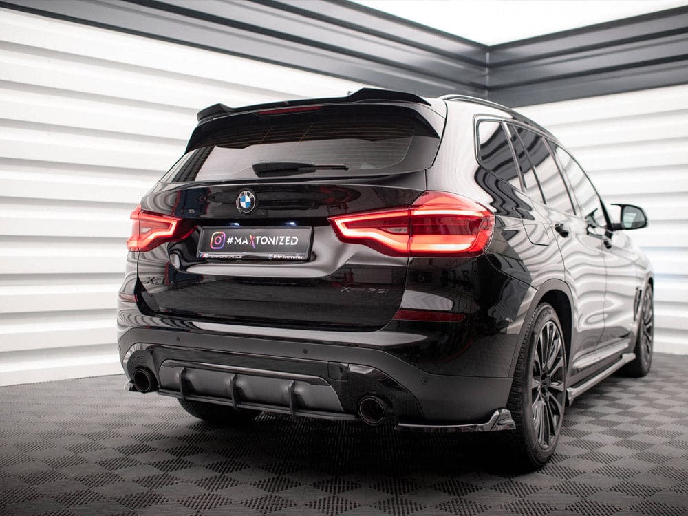 Maxton Design Black-Red Street PRO Rear Diffuser BMW X3 G01 Maxton Design SR