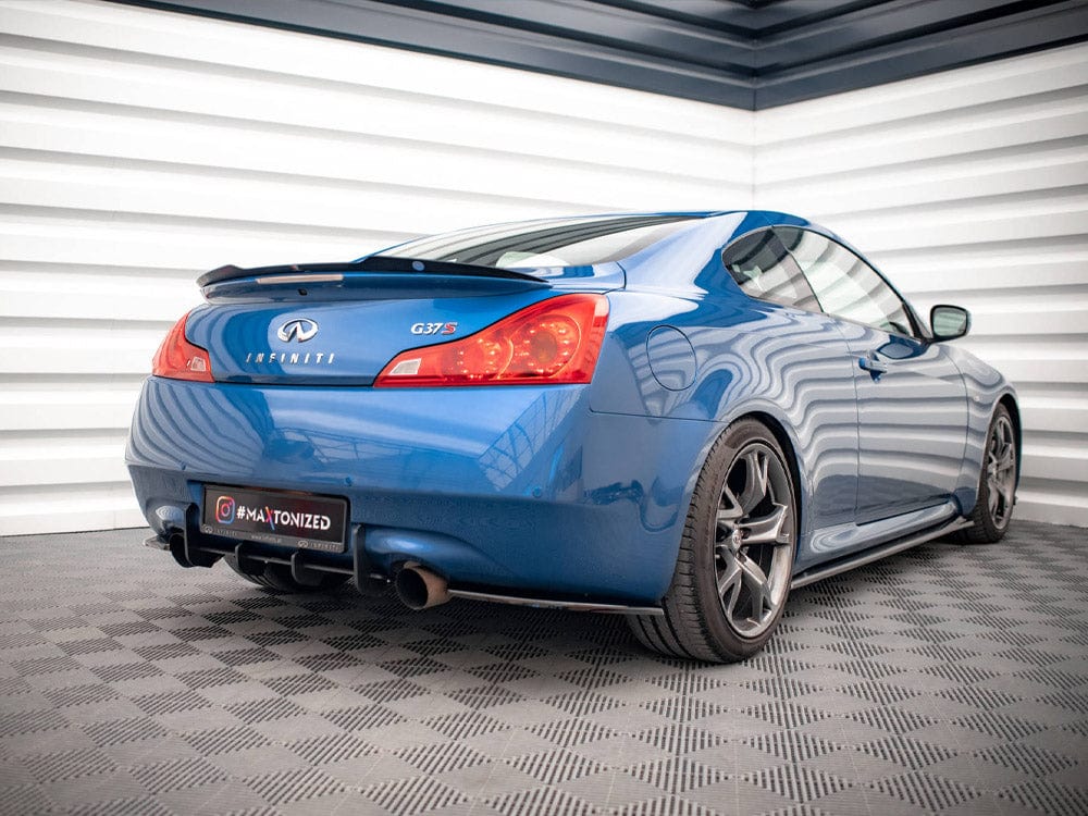 Maxton Design Black-Red Street PRO Rear Diffuser Infiniti G37 Coupe Maxton Design SR