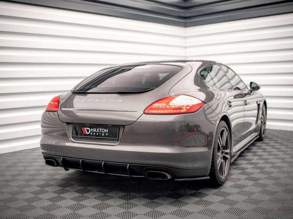 Maxton Design Black-Red Street Pro Rear Diffuser Porsche Panamera / Panamera Diesel 970 Maxton Design SR