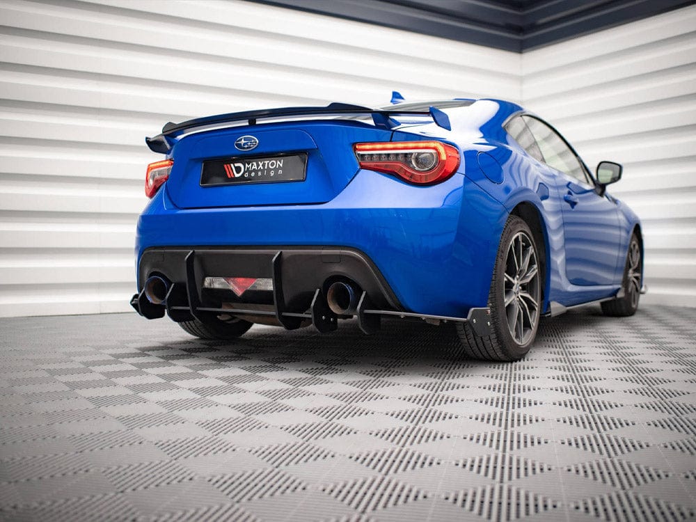 Maxton Design Black-Red Street PRO Rear Diffuser Subaru BRZ Mk1 Facelift Maxton Design SR