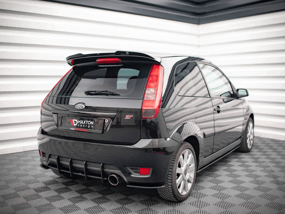 Maxton Design Black-Red Street PRO Rear Side Splitters Ford Fiesta ST Mk6 Maxton Design SR