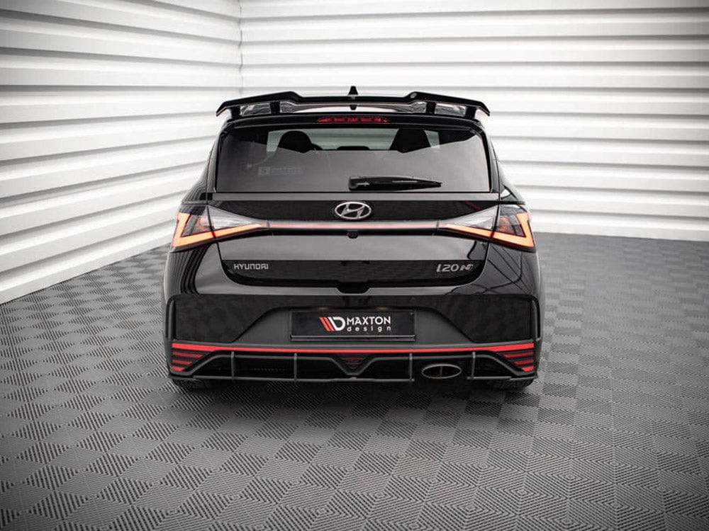 Maxton Design Black-Red Street PRO Rear Side Splitters Hyundai I20 N MK3 2020- Maxton Design SR