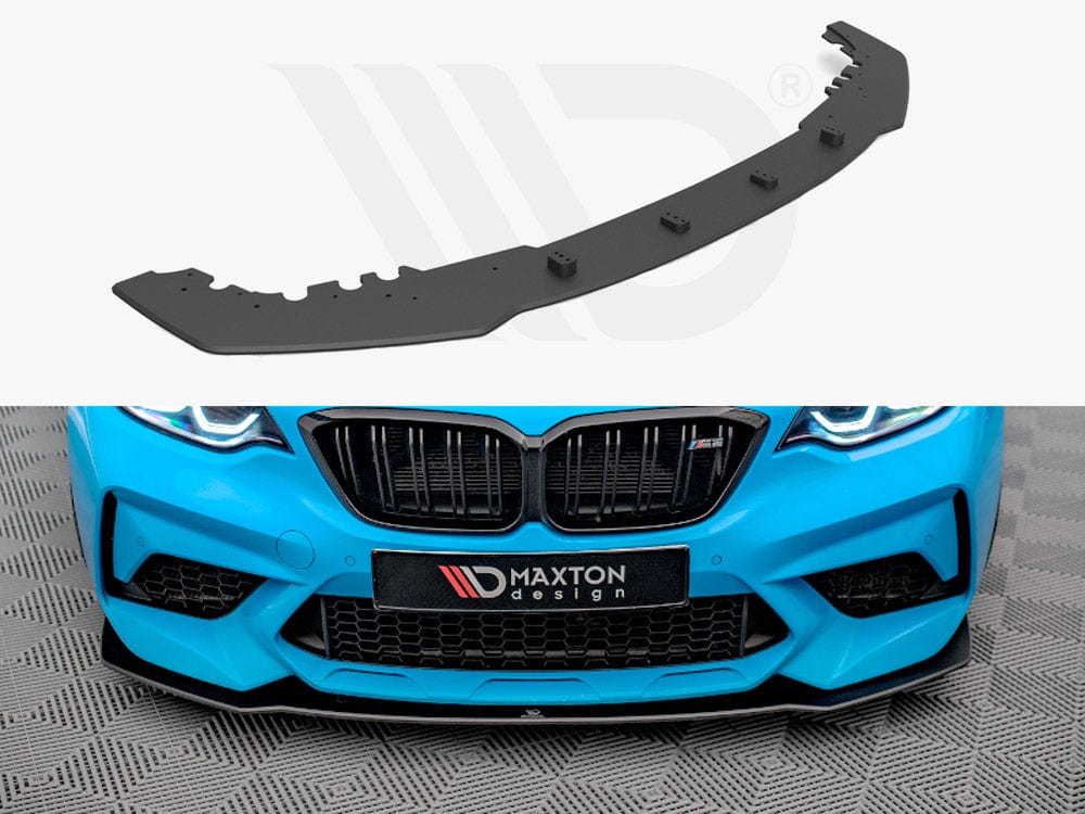 Maxton Design Black Street PRO Front Splitter Bmw M2 Competition F87 2018-2020 Maxton Design SR