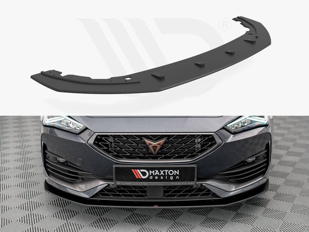 Maxton Design Black Street PRO Front Splitter Cupra Leon 2020- Maxton Design SR