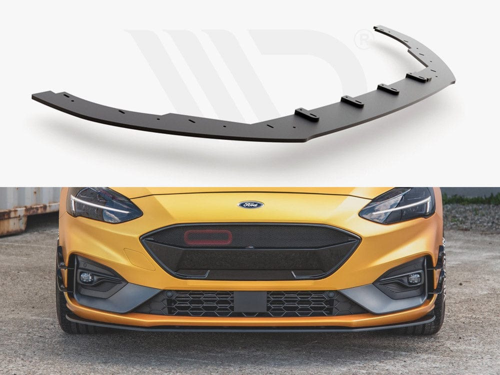 Maxton Design Black Street PRO Front Splitter Ford Focus ST / ST-Line Mk4 Maxton Design SR