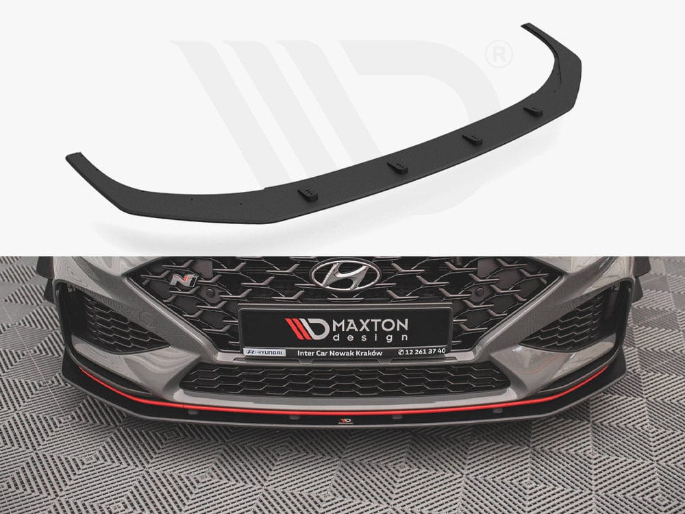 Maxton Design Black Street PRO Front Splitter Hyundai I30 N Hatchback/fastback MK3 Facelift 2020- Maxton Design SR