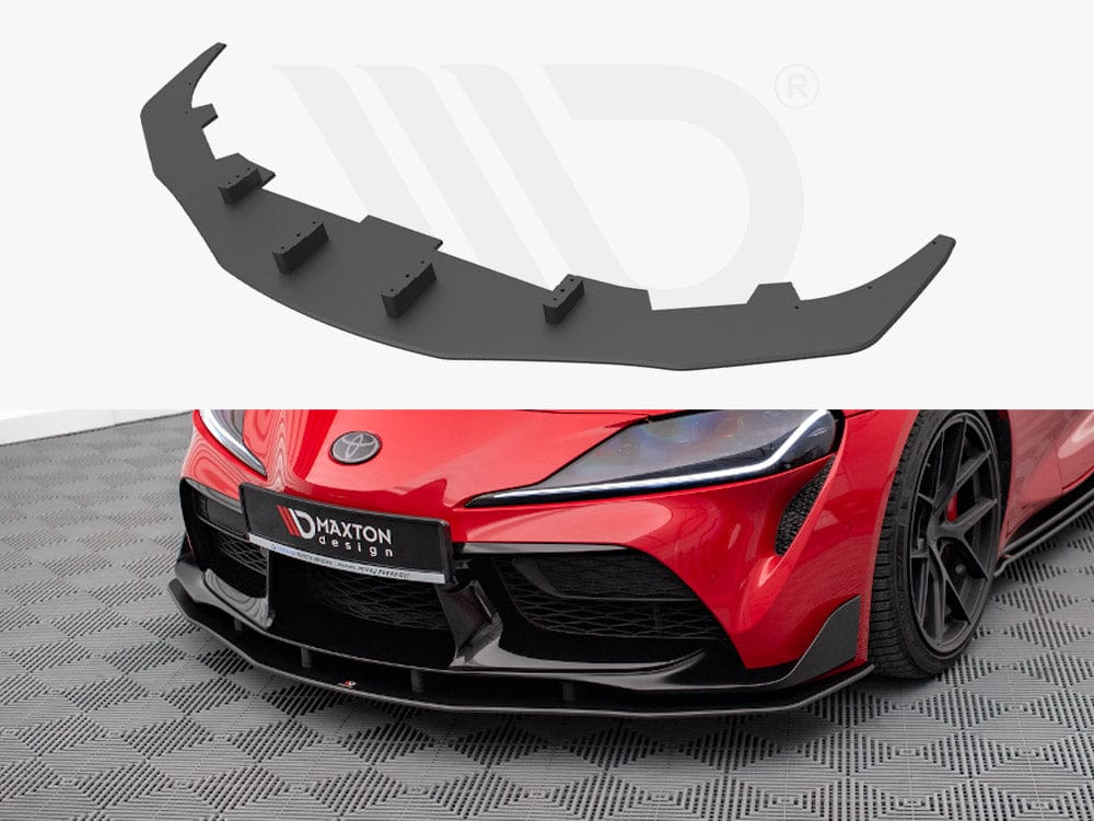 Maxton Design Black Street PRO Front Splitter Toyota Supra MK5 2019- Maxton Design SR
