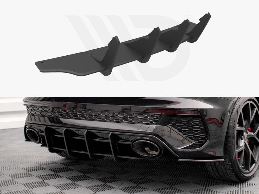 Maxton Design Black Street PRO Rear Diffuser Audi RS3 Sportback 8Y 2020- Maxton Design SR