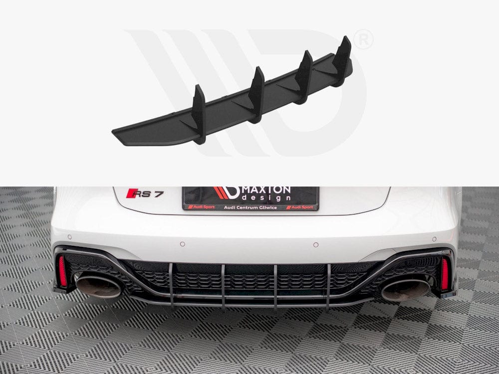 Maxton Design Black Street PRO Rear Diffuser Audi RS7 C8 / RS6 C8 Maxton Design SR