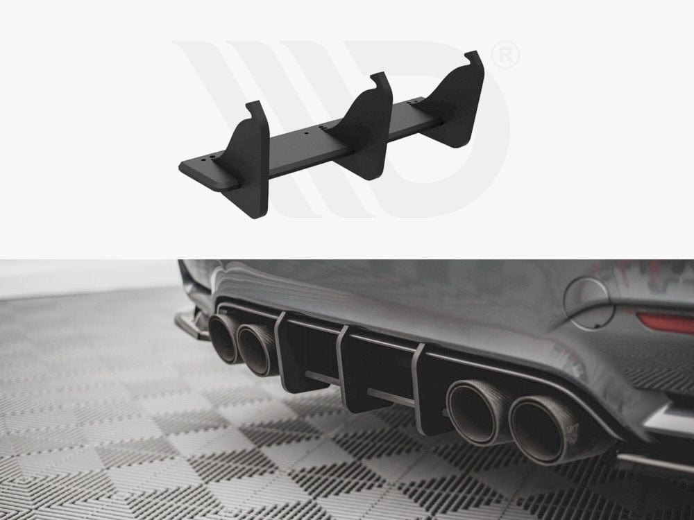 Maxton Design Black Street PRO Rear Diffuser BMW M4 F82 2014- Maxton Design SR