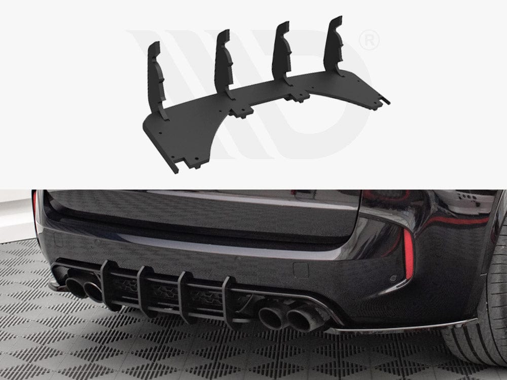 Maxton Design Black Street PRO Rear Diffuser BMW X5 M F85 Maxton Design SR