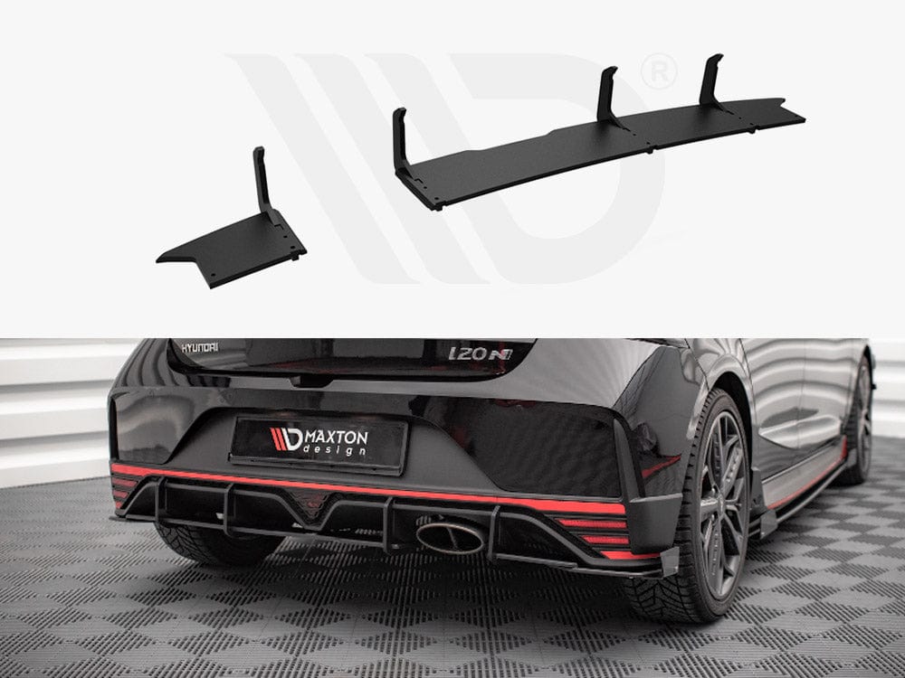 Maxton Design Black Street PRO Rear Diffuser Hyundai I20 N MK3 2020- Maxton Design SR