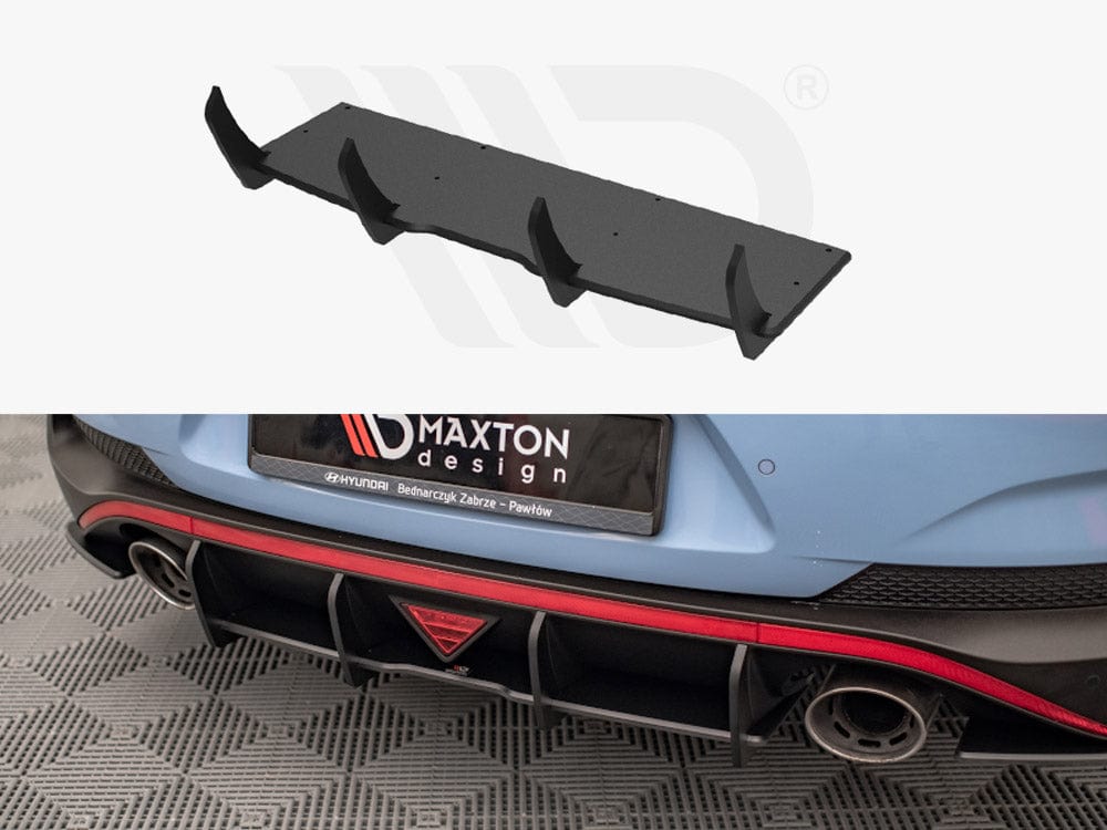 Maxton Design Black Street Pro Rear Diffuser Hyundai I30 N Fastback Mk3 Facelift Maxton Design SR