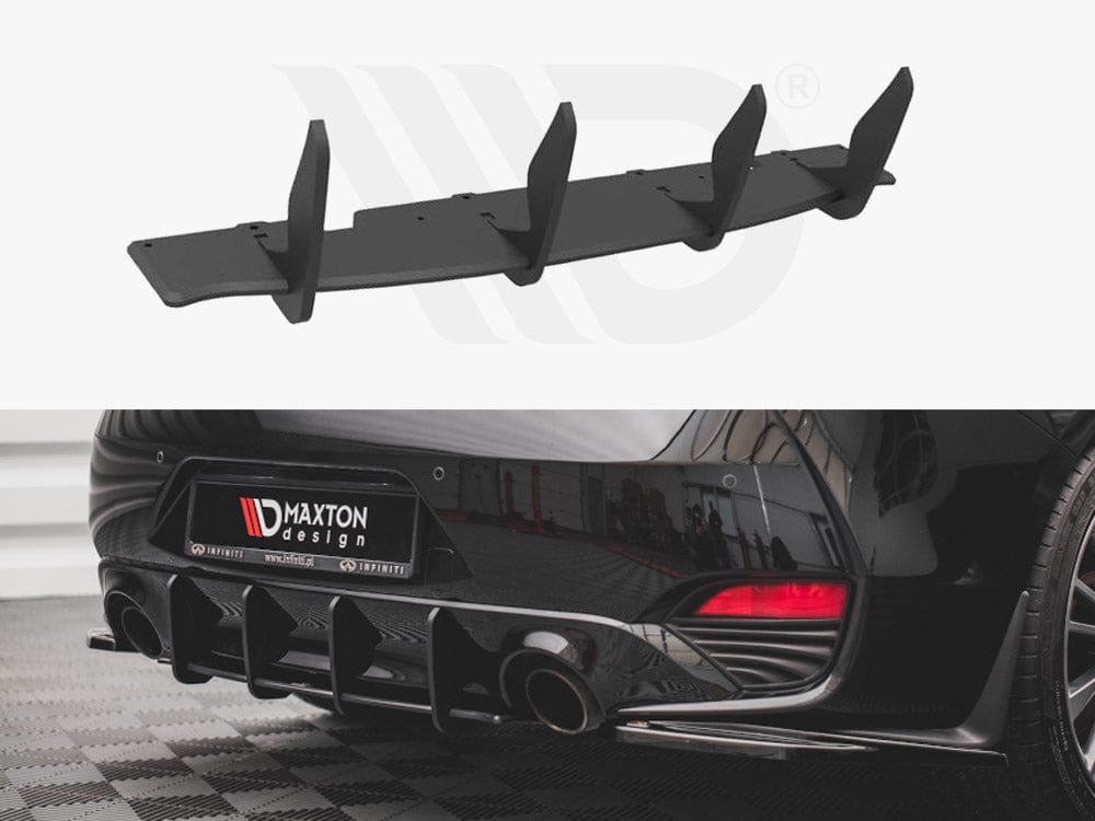 Maxton Design Black Street PRO Rear Diffuser Infiniti Q60 S MK2 2017- Maxton Design SR