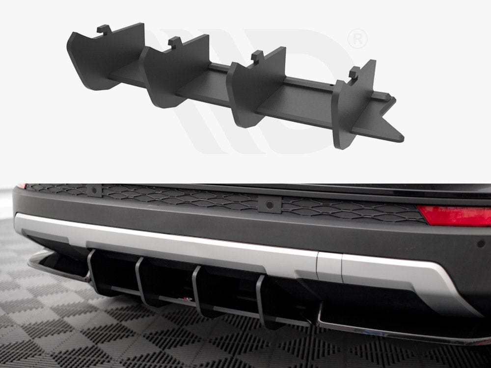 Maxton Design Black Street Pro Rear Diffuser Seat Ateca Mk1 Maxton Design SR