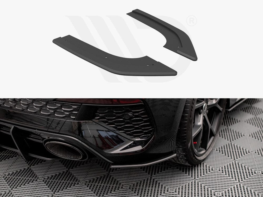 Maxton Design Black Street PRO Rear Side Splitters Audi RS3 Sportback 8Y Maxton Design SR