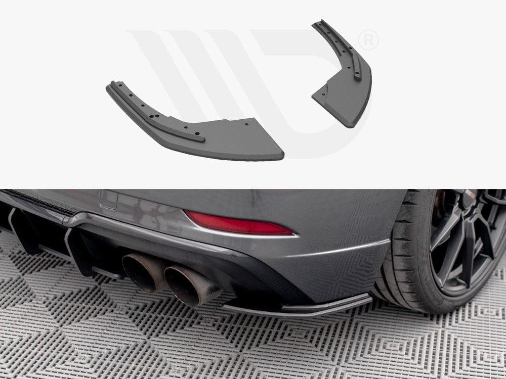 Maxton Design Black Street PRO Rear Side Splitters Audi S3 Sportback 8V Facelift Maxton Design SR