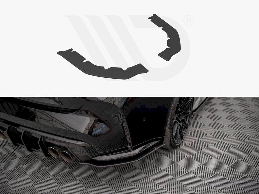 Maxton Design Black Street PRO Rear Side Splitters Bmw M4 G82 2021- Maxton Design SR
