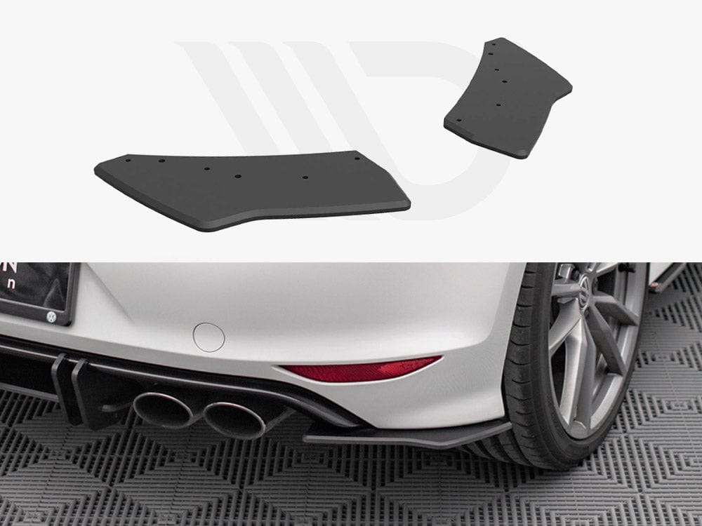 Maxton Design Black Street PRO Rear Side Splitters VW Golf R MK7 2013-2016 Maxton Design SR