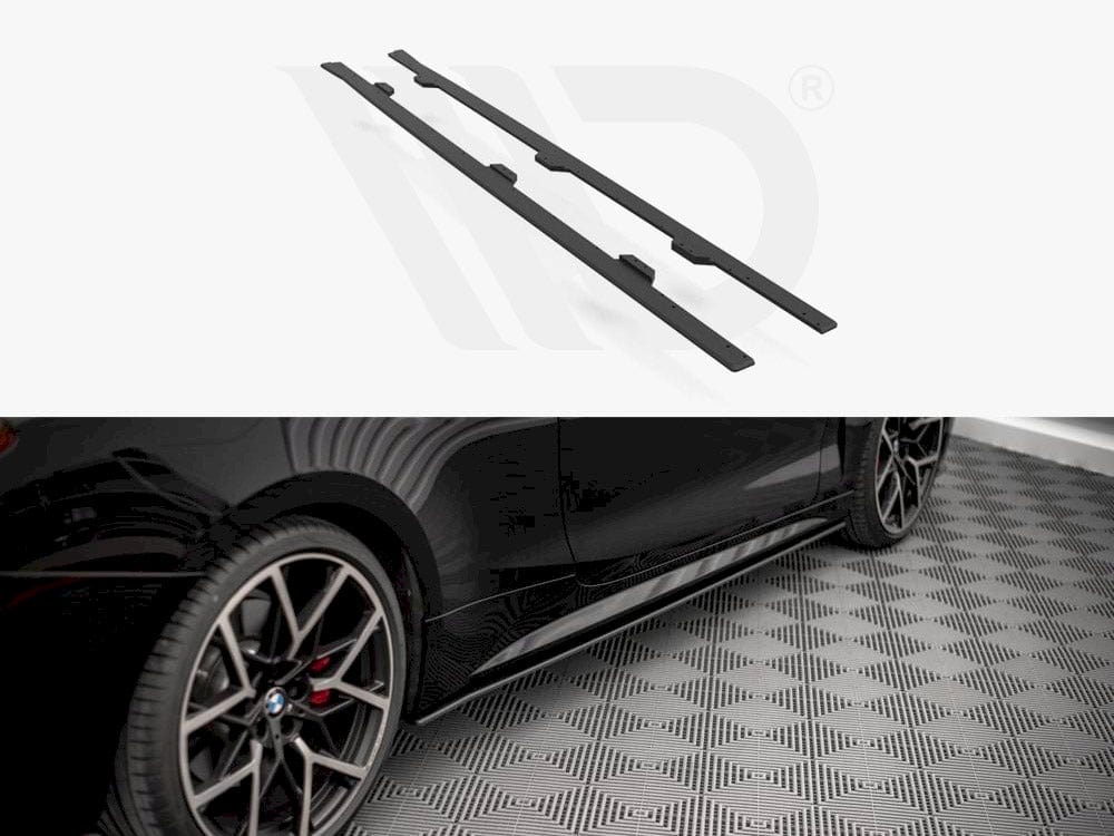 Maxton Design Black Street PRO Side Skirts Diffusers Bmw 4 M-pack G22 2020- Maxton Design SR