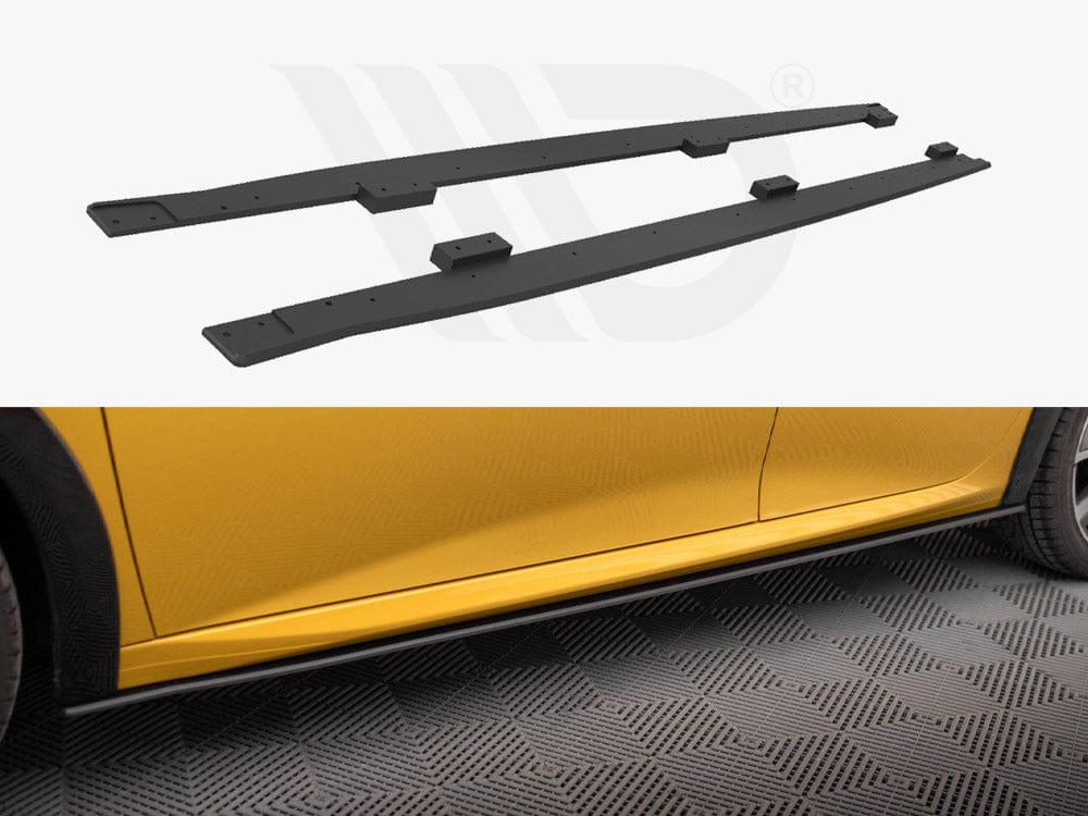 Maxton Design Black Street PRO Side Skirts Diffusers Peugeot 208 GT Mk2 Maxton Design SR
