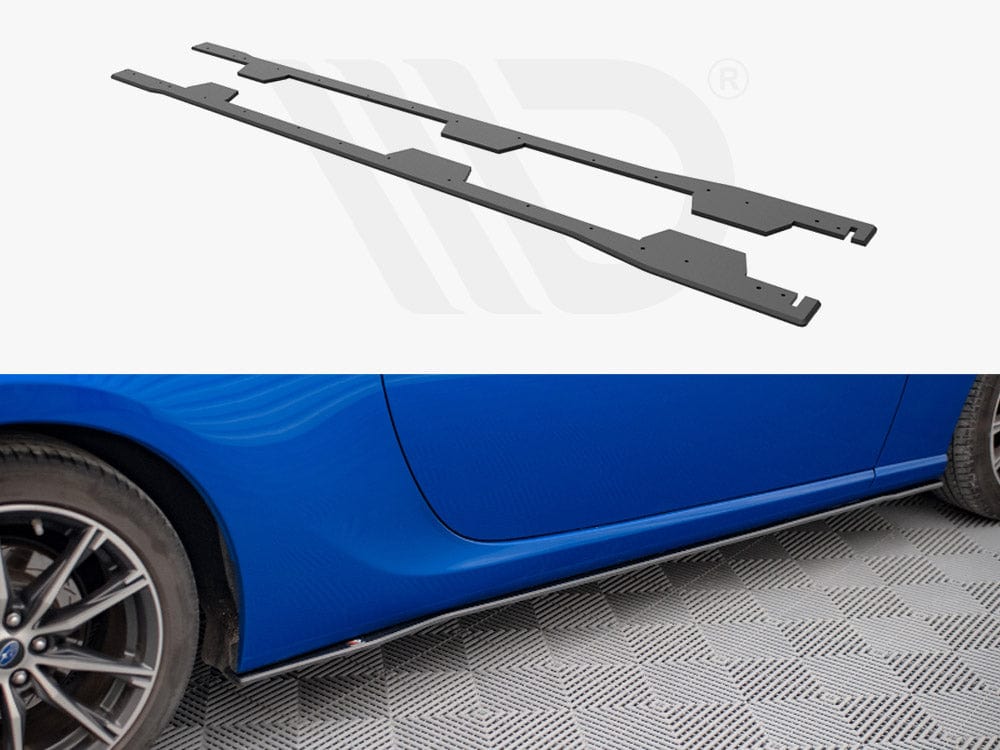 Maxton Design Black Street PRO Side Skirts Diffusers Subaru BRZ MK1 Facelift 2017-2020 Maxton Design SR