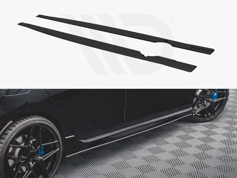 Maxton Design Black Street PRO Side Skirts Diffusers VW Golf R MK8 2020- Maxton Design SR