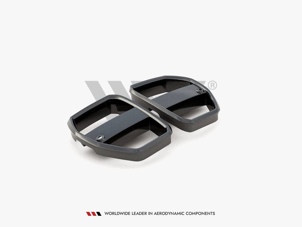 Maxton Design Carbon Fiber Front Grill + License Plate Holder Base BMW M4 G82 / M3 G80 Maxton Design SR
