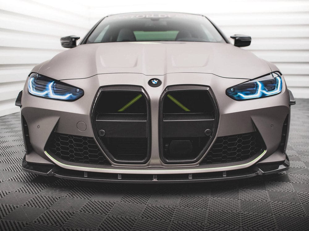 Maxton Design Carbon Fiber Front Grill + License Plate Holder Base BMW M4 G82 / M3 G80 Maxton Design SR
