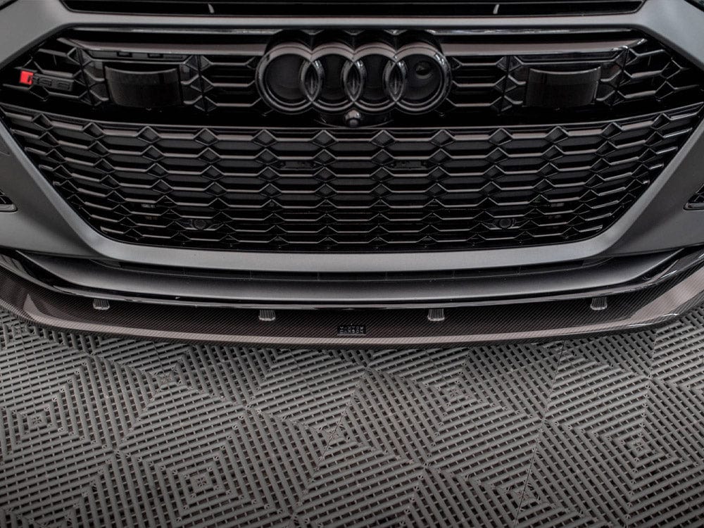 Maxton Design Carbon Fiber Front Splitter Audi RS6 C8 / RS7 C8 Maxton Design SR