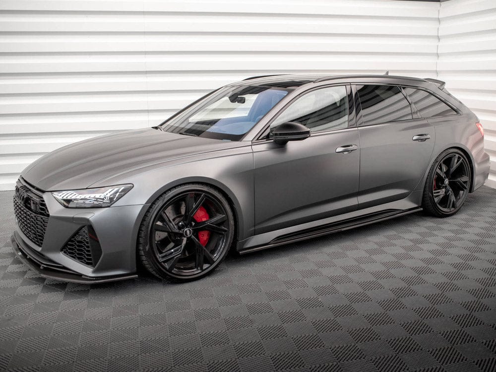 Maxton Design Carbon Fiber Front Splitter Audi RS6 C8 / RS7 C8 Maxton Design SR