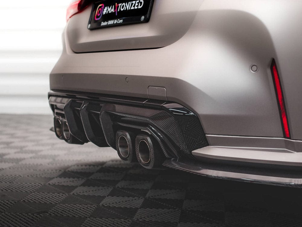Maxton Design Carbon Fiber Rear Diffuser BMW M4 G82 / M3 G80 Maxton Design SR
