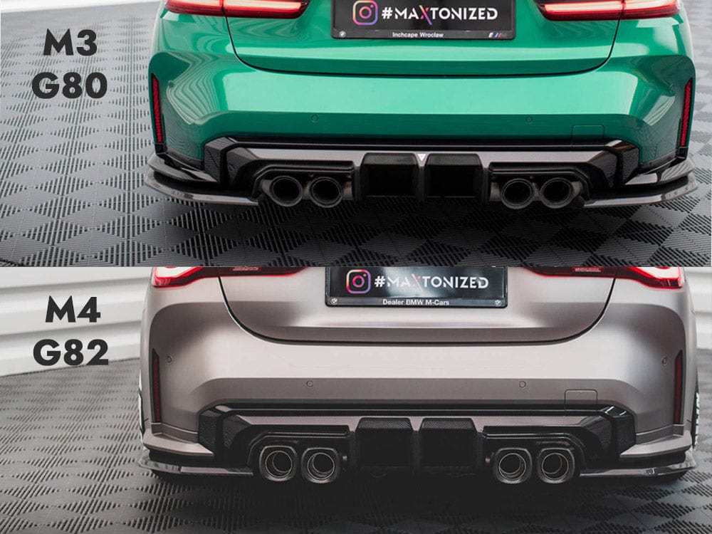 Maxton Design Carbon Fiber Rear Diffuser BMW M4 G82 / M3 G80 Maxton Design SR