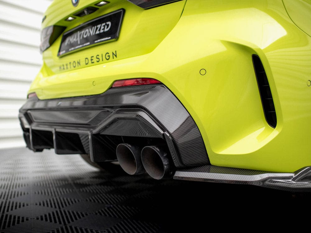 Maxton Design Carbon Fiber Rear Diffuser V.1 + Milltek Sport Exhaust BMW 1 F40 M-Pack / M135i Maxton Design SR