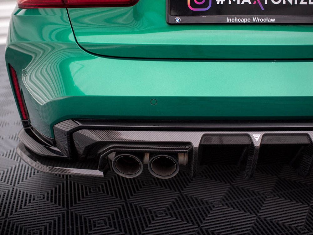 Maxton Design Carbon Fiber Rear Side Splitters BMW M3 G80 Maxton Design SR