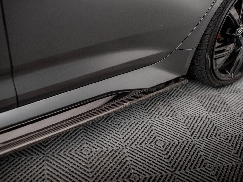 Maxton Design Carbon Fiber Side Skirts Audi RS6 C8 / RS7 C8 Maxton Design SR