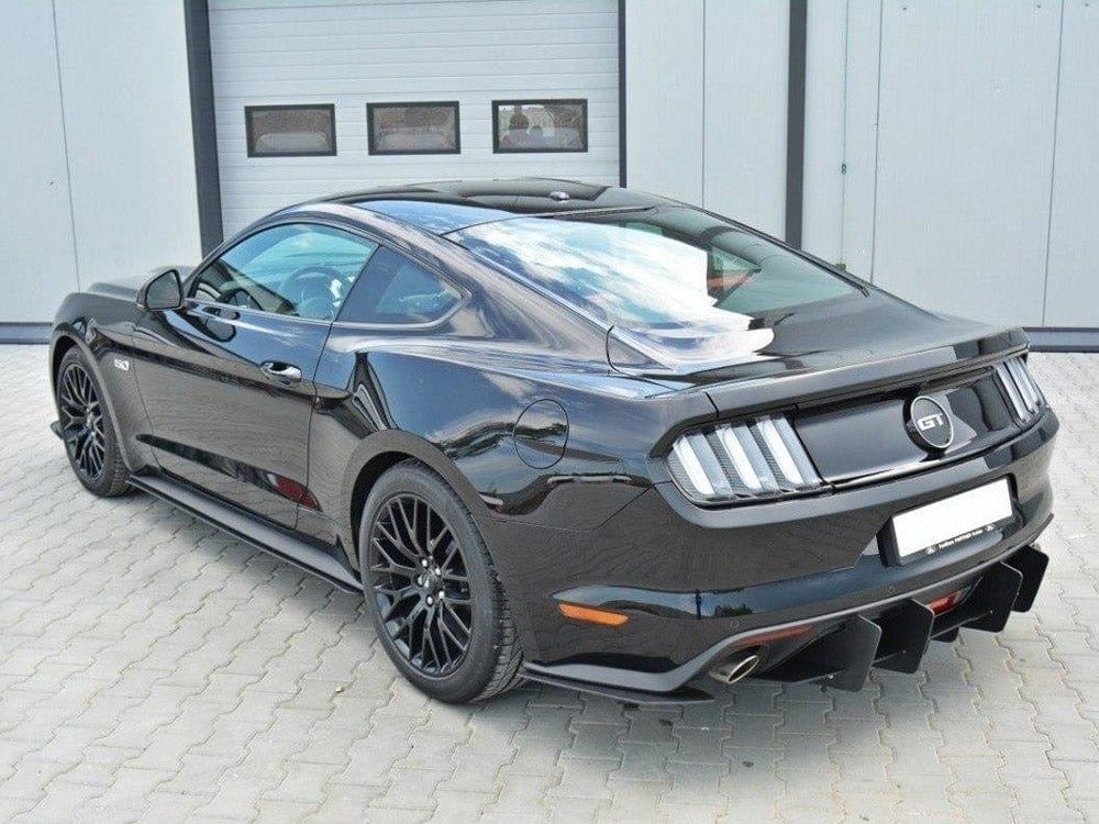 Maxton Design Carbon Ford Mustang MK6 GT - Racing Side Skirts Diffusers 2014-17 Maxton Design SR