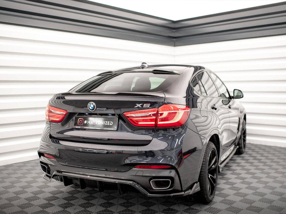 Maxton Design Carbon Look 3D Spoiler CAP V.1 BMW X6 M-Pack F16 Maxton Design SR