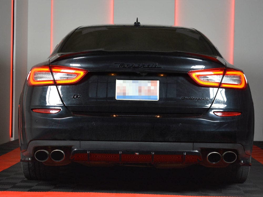 Maxton Design Carbon Look BOOT LID Extension CAP Maserati Quattroporte MK6 Pre-facelift 2013-2016 Maxton Design SR