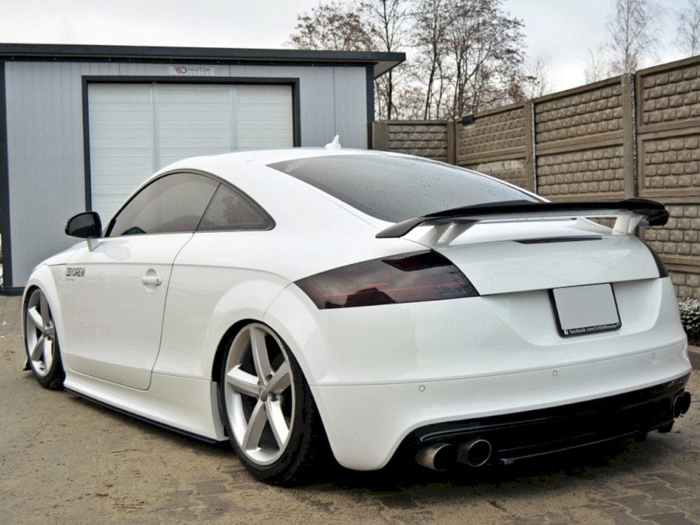 Maxton Design Carbon Look Central Rear Splitter (Vertical Bars) Audi TT S 8J Maxton Design SR