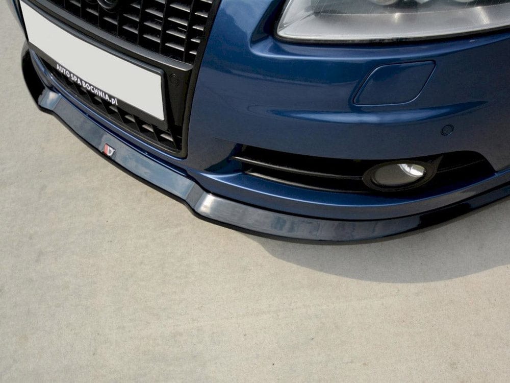 Maxton Design Carbon Look Front Splitter Audi A6 C6 S-line Pre-facelift 2004-2008 Maxton Design SR