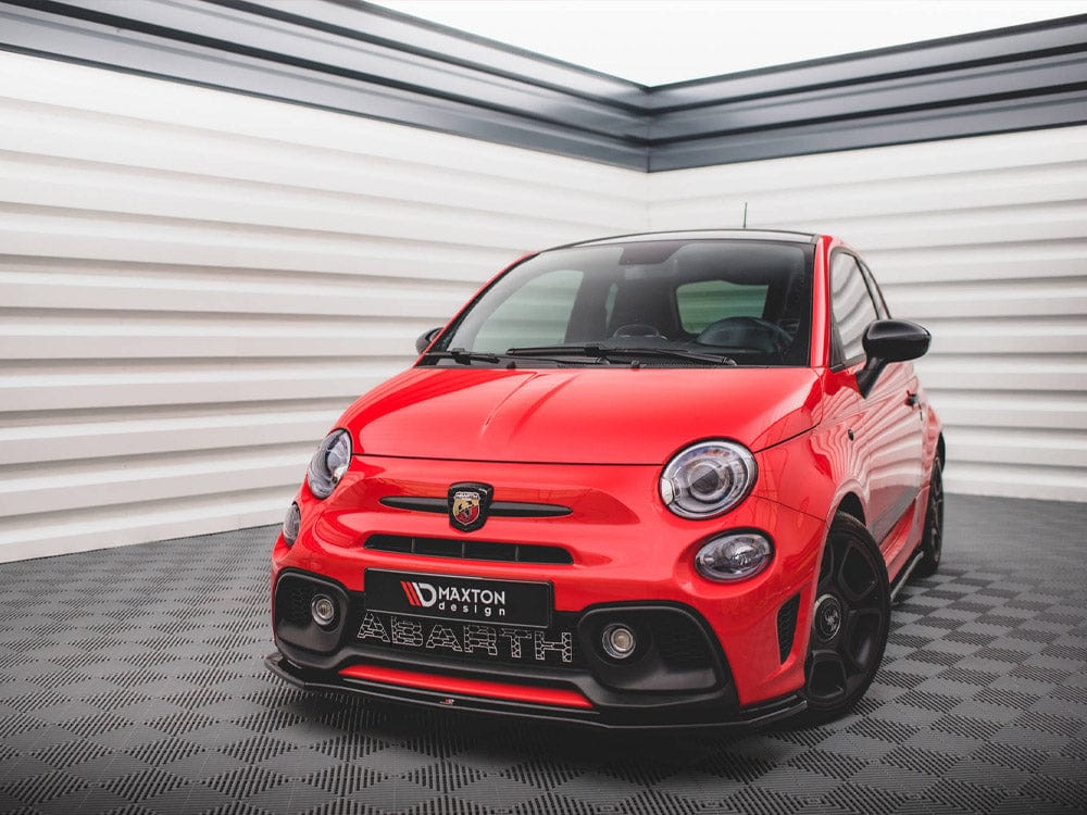 Maxton Design Carbon Look Front Splitter Fiat 500 Abarth MK1 Facelift 2016-UP Maxton Design SR