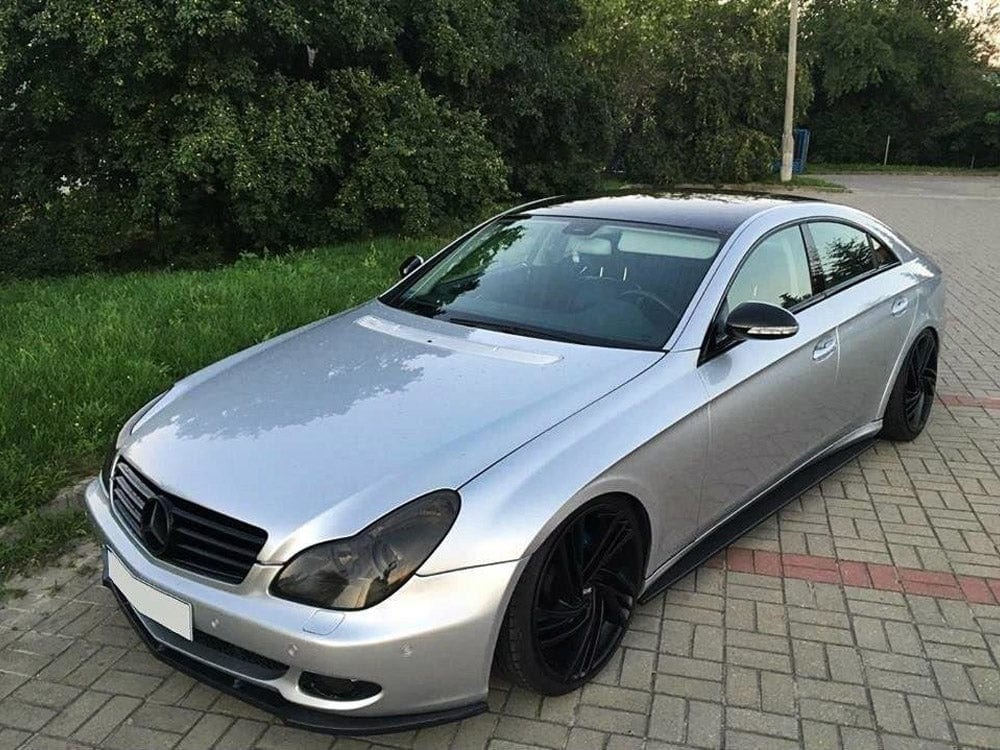 Maxton Design Carbon Look Front Splitter Mercedes CLS C219 Standard Bumper 2004-2008 Maxton Design SR