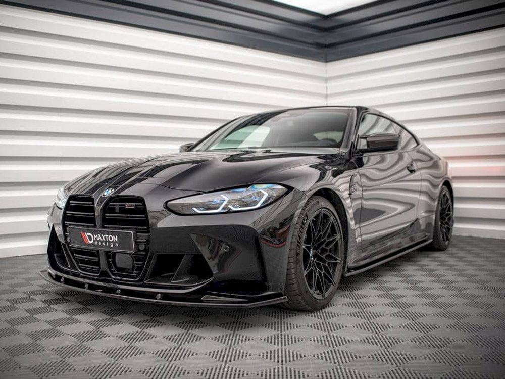 Maxton Design Carbon Look Front Splitter V.1 Bmw M4 G82 / M3 G80 2021- Maxton Design SR