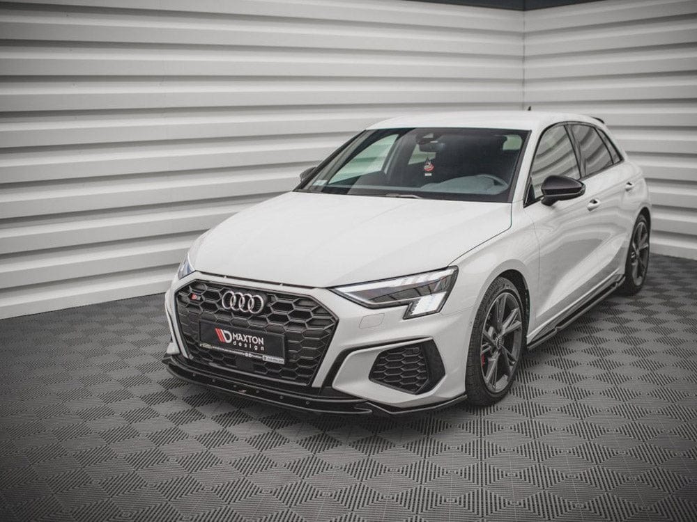 Maxton Design Carbon Look Front Splitter V.2 Audi S3 / A3 S-line 8Y 2020- Maxton Design SR