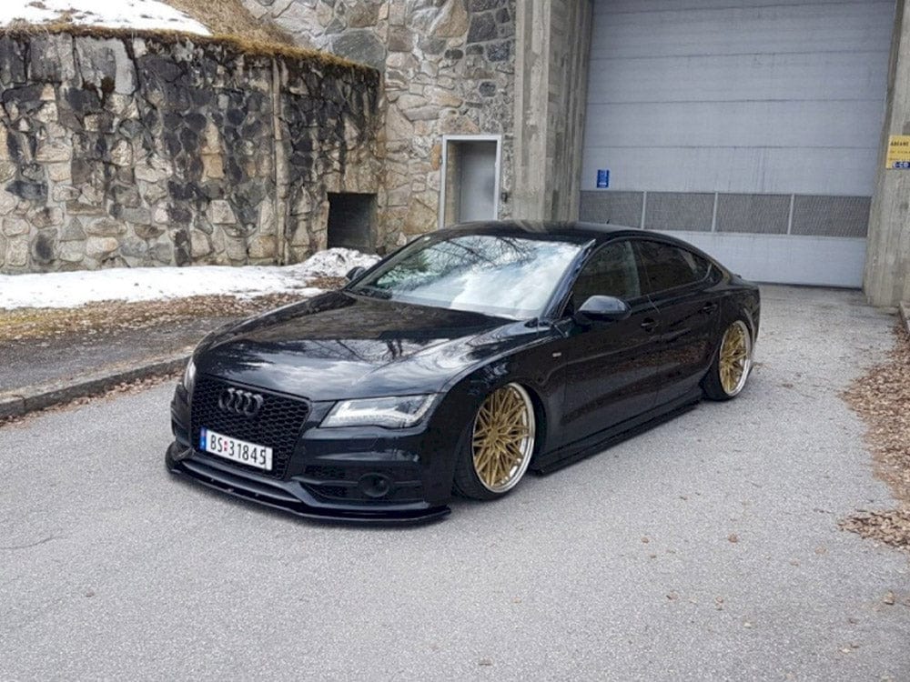 Maxton Design Carbon Look Front Splitter V.2 Audi S7 / A7 S-line C7 2010-2014 Maxton Design SR